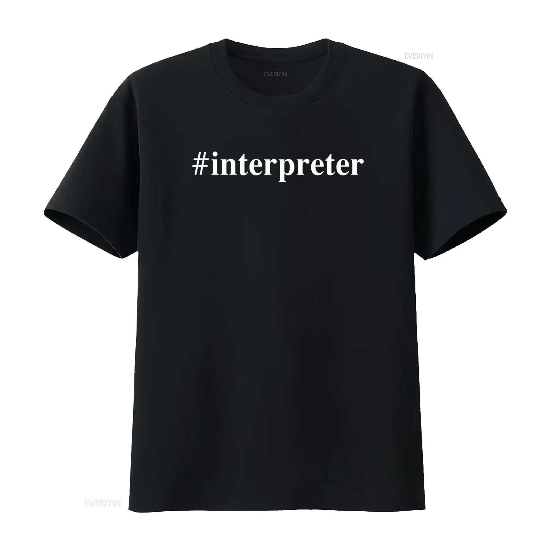 Interpreter T Shirt for Lingui - Vintage Fashion Hashtags reseña y precio