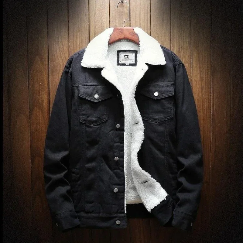 Denim Jackets Man Padding with - Patchwork Jean Jacket reseña y precio