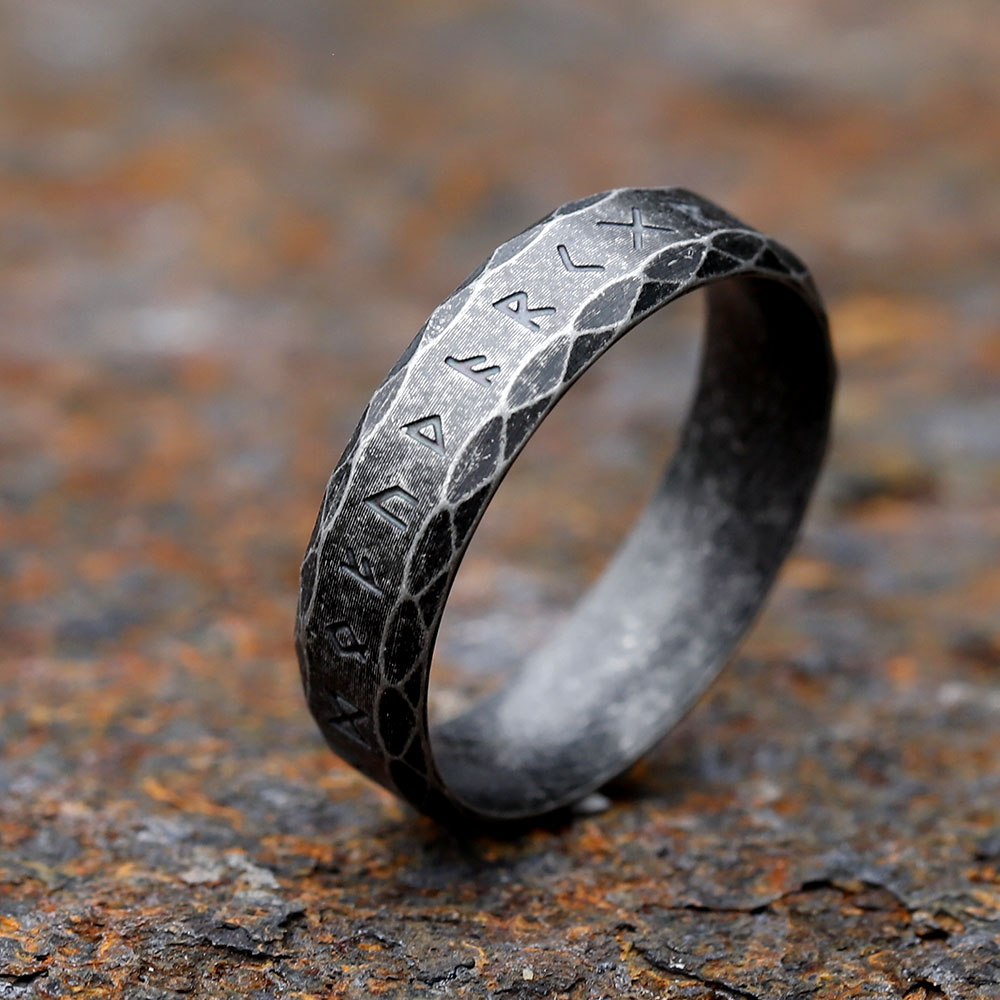 NEW 6MM Stainless steel Ring P - Vintage Fashion Guide reseña y precio