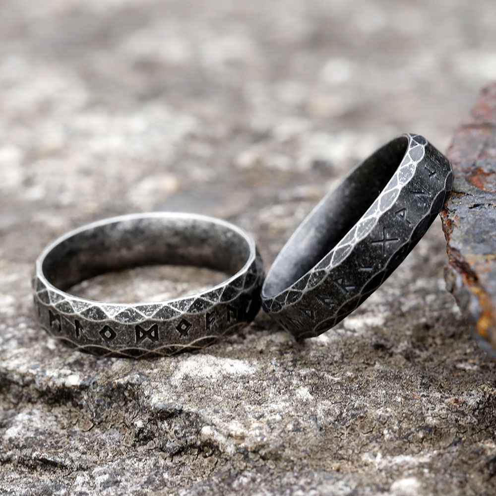 NEW 6MM Stainless steel Ring P - Vintage Fashion Guide reseña y precio