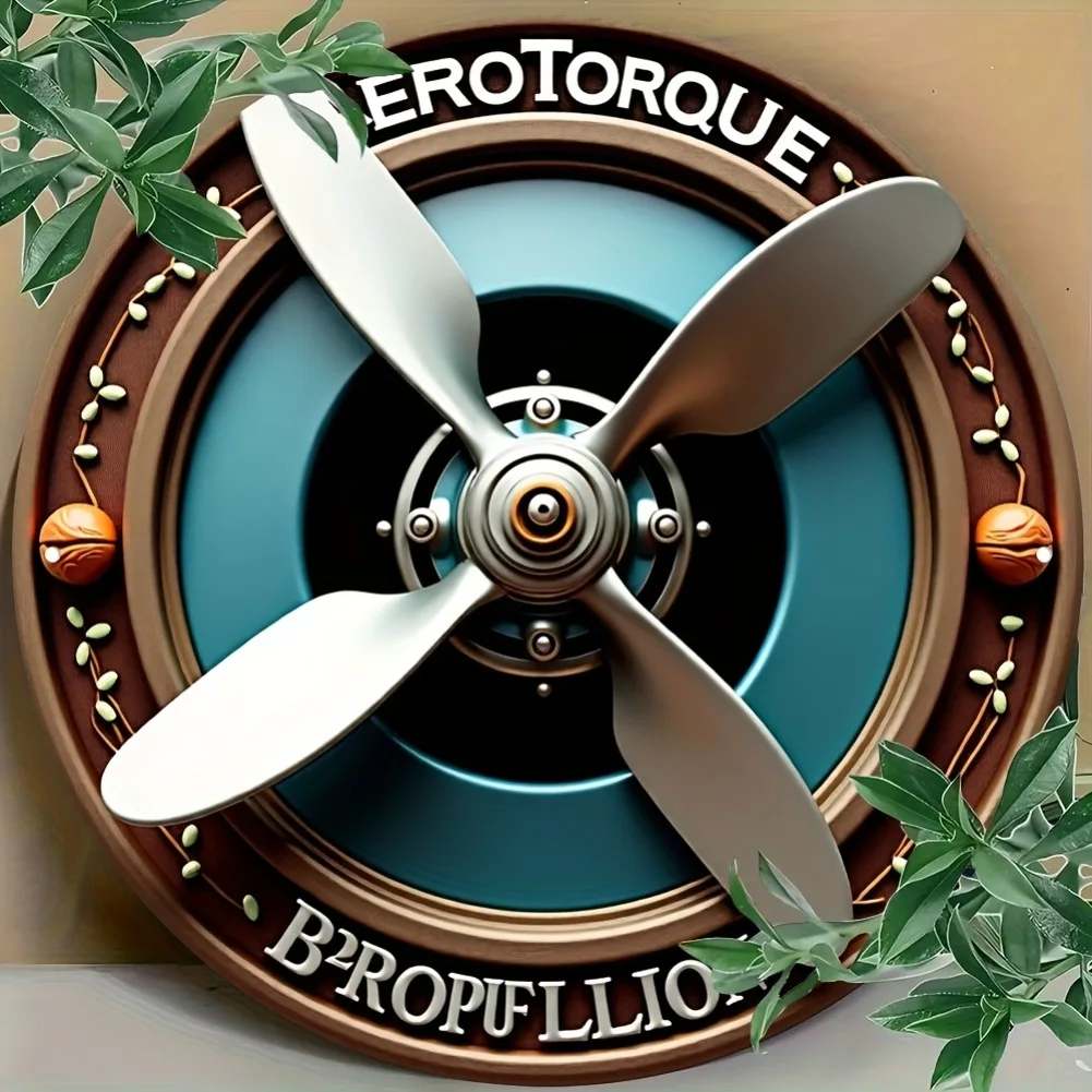 Vintage Airplane Propeller 2D  - Vintage Fashion Plates reseña y precio
