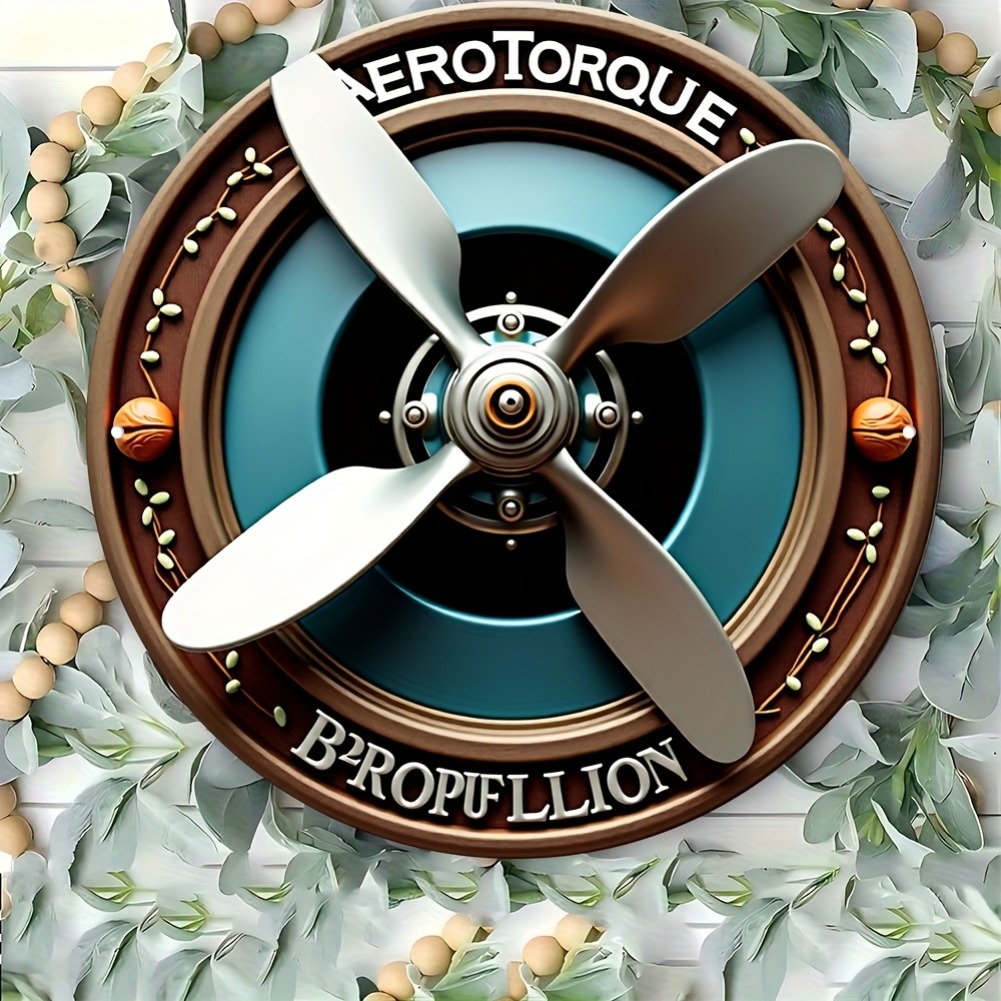 Vintage Airplane Propeller 2D  - Vintage Fashion Plates reseña y precio