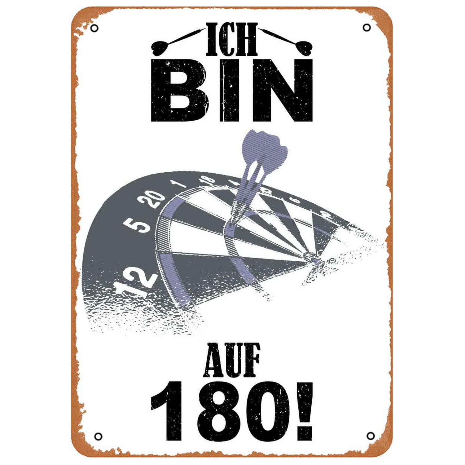 Vintage Darts & Beer Tin Sign, - Vintage Fashion Plates reseña y precio