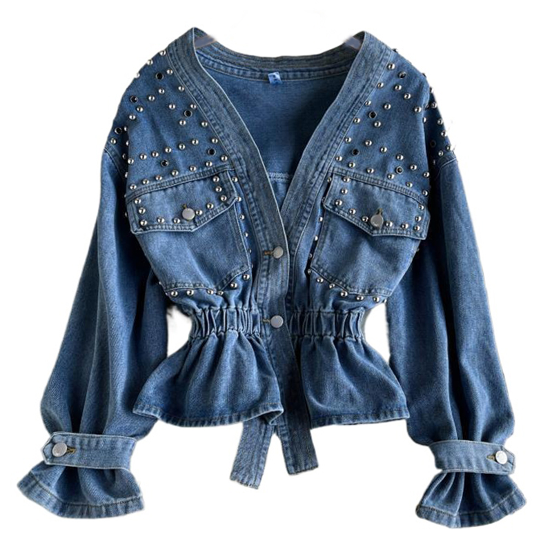 Women's Heavy Industry Diamond - Patchwork Jean Jacket reseña y precio