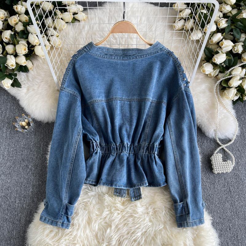 Women's Heavy Industry Diamond - Patchwork Jean Jacket reseña y precio