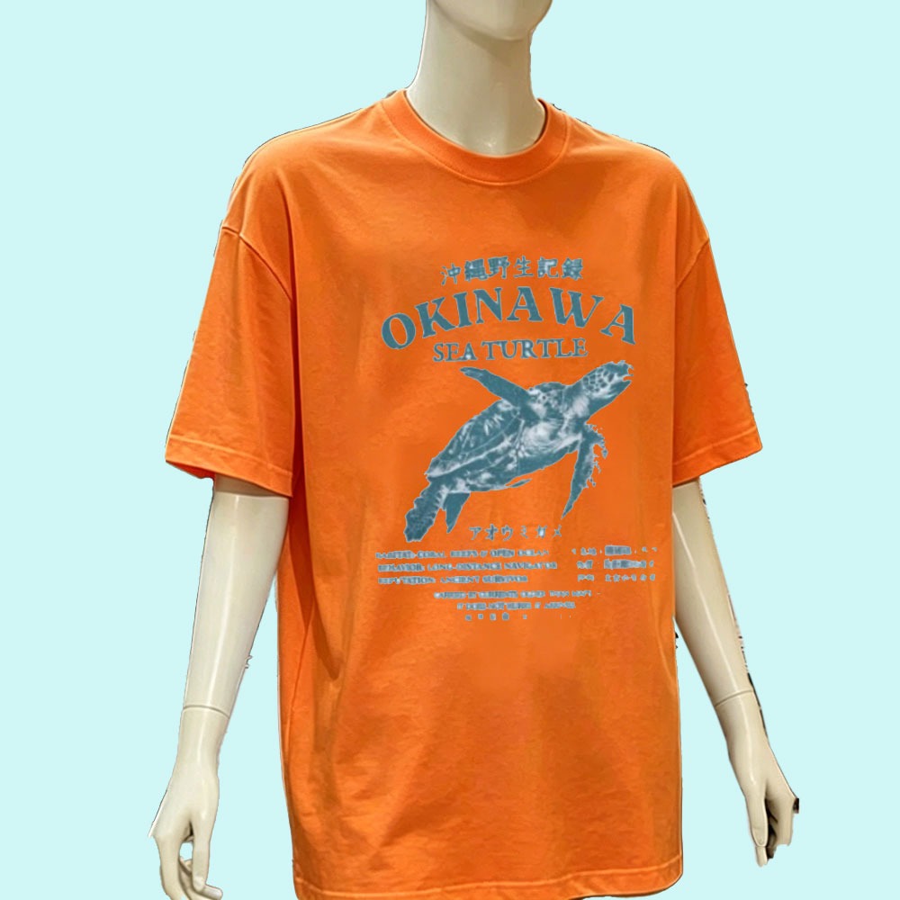 Okinawa Sea Turtle Shirt Japan - Turtleneck Knit 90S reseña y precio