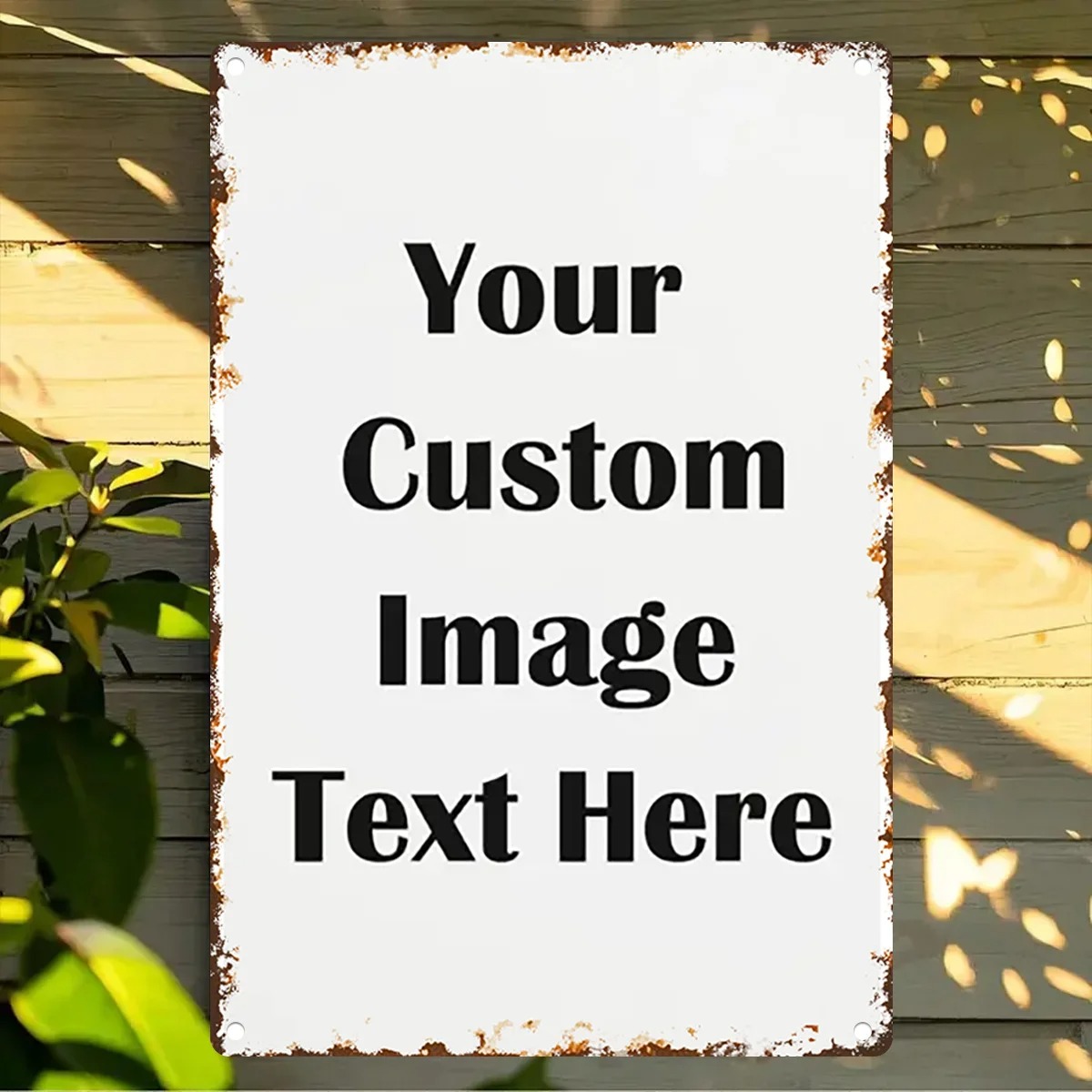 Custom Photo & Text Tin Sign - - Vintage Fashion Plates reseña y precio
