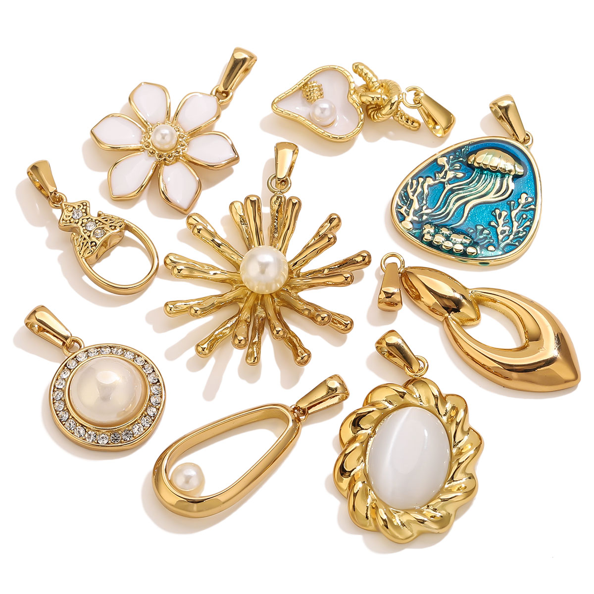 1Pcs 18K Gold Plated Stainless - Vintage Fashion Nova reseña y precio