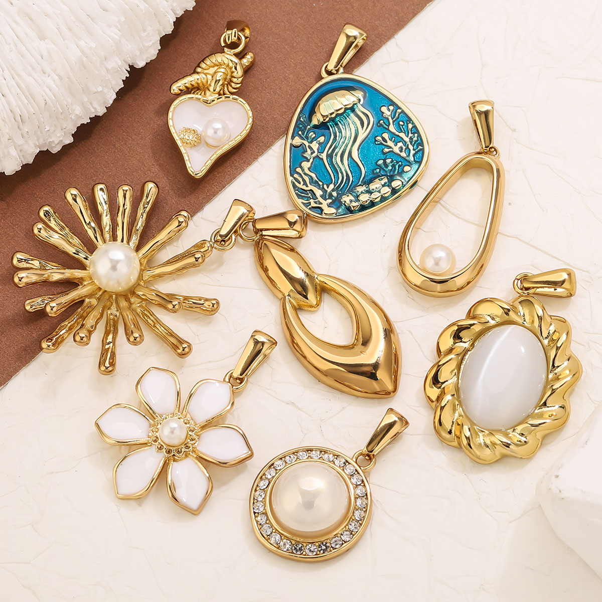 1Pcs 18K Gold Plated Stainless - Vintage Fashion Nova reseña y precio