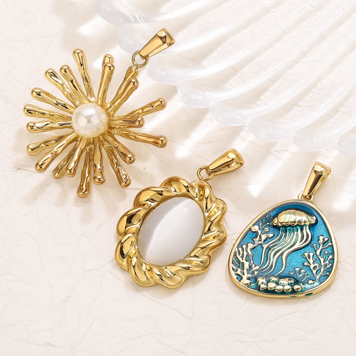 1Pcs 18K Gold Plated Stainless - Vintage Fashion Nova reseña y precio