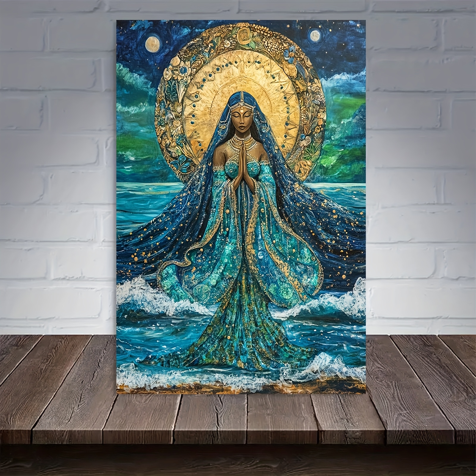 Yemanja Ocean Goddess Metal Ti - Vintage Fashion Plates reseña y precio