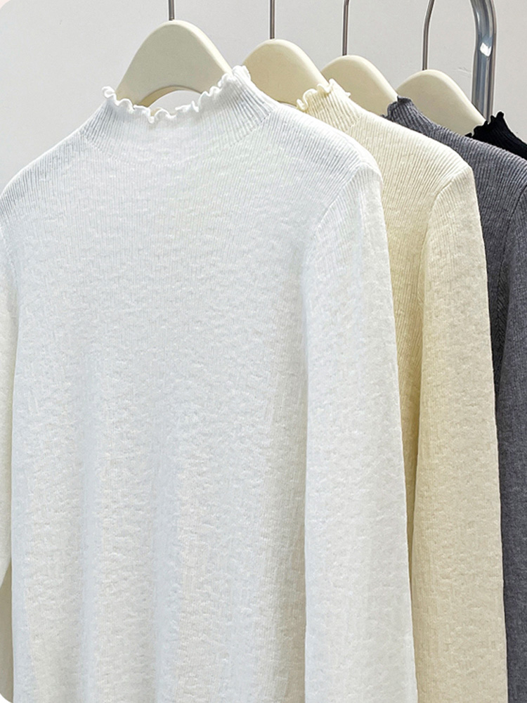 2024 Autumn New Colorful Stitc - Turtleneck Knit 90S reseña y precio