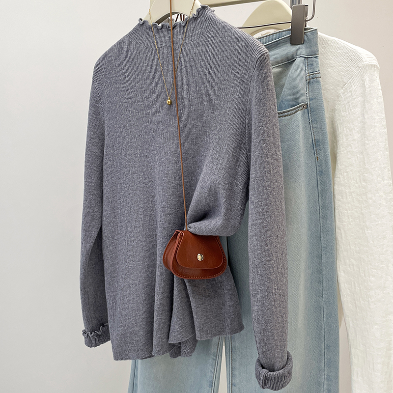 2024 Autumn New Colorful Stitc - Turtleneck Knit 90S reseña y precio