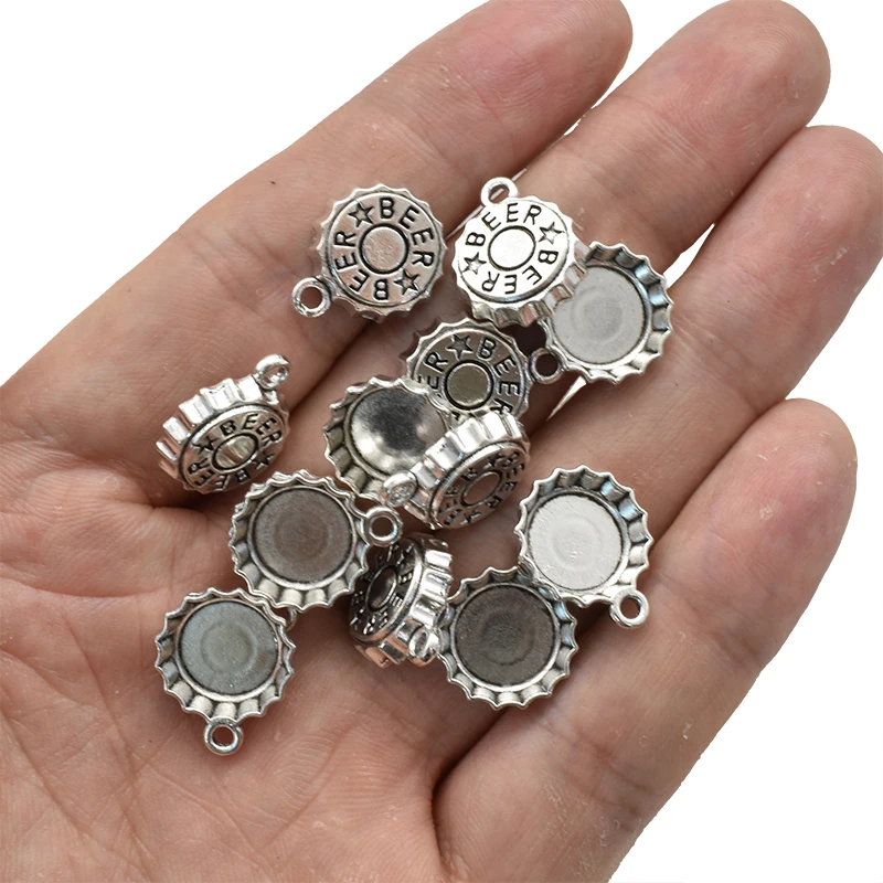 15PCS Antique Silver Plated Be - Vintage Fashion Nova reseña y precio