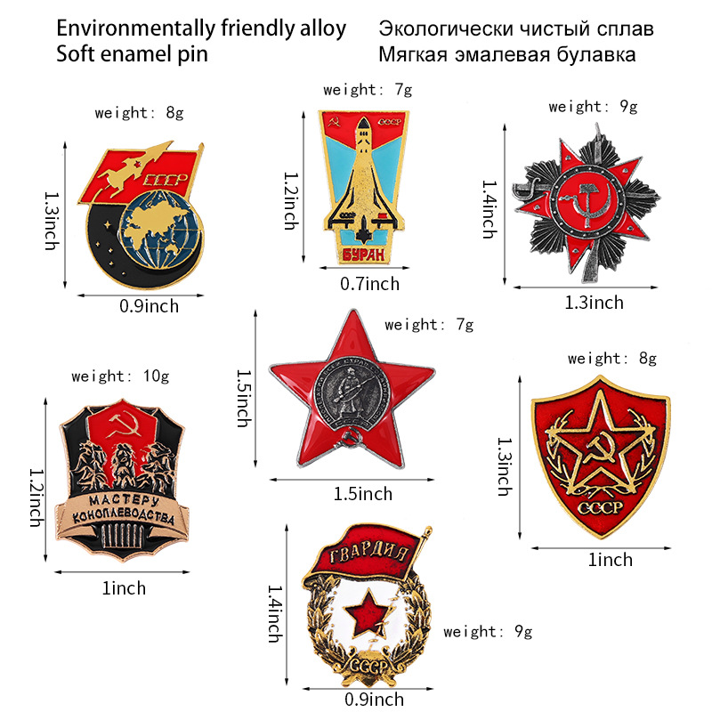 Russian Flag Brooch Ribbon Sig - Vintage Fashion Icons reseña y precio