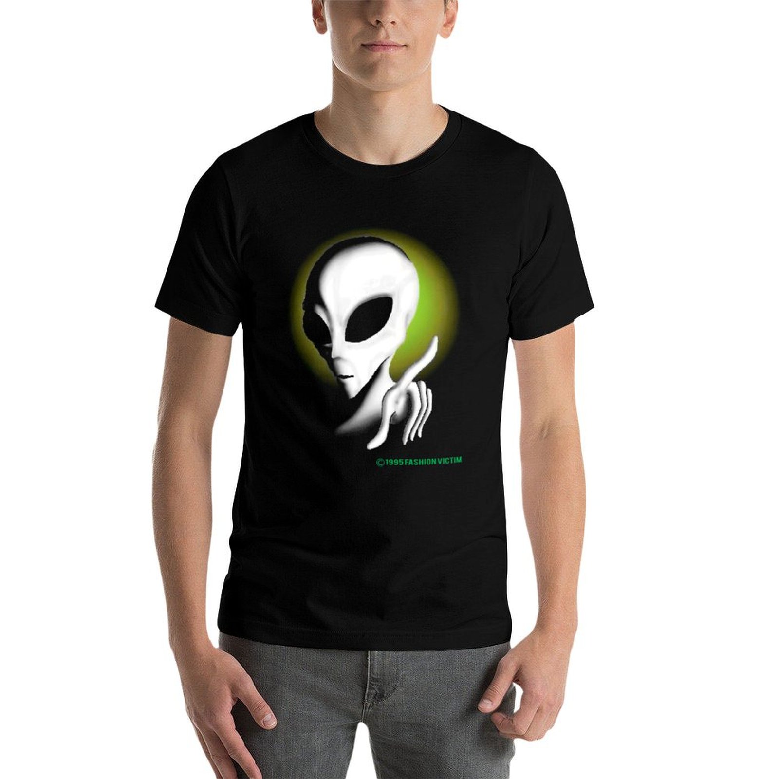 1995 ALIEN Vintage Glow In The - Vintage Fashion Victim reseña y precio