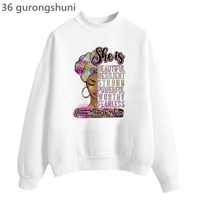 Watercolor She Is Beautiful/Re - Turtleneck Knit 90S reseña y precio