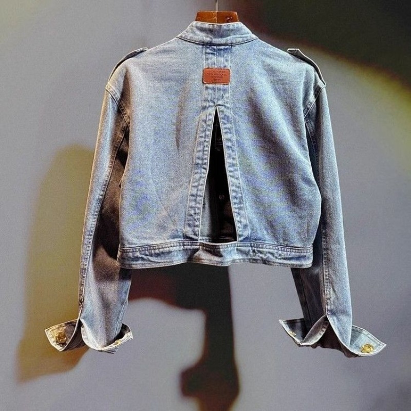 Blouse Jacket Women's Autumn R - Patchwork Jean Jacket reseña y precio