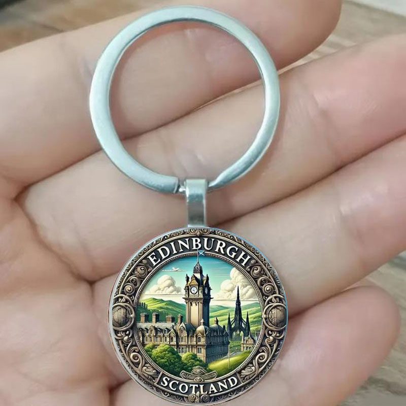 Edinburgh Scottish Keychain, a - Vintage Fashion Edinburgh reseña y precio