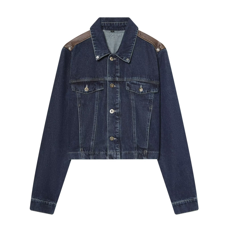 ETJ Women's Denim Jacket & Jea - Patchwork Jean Jacket reseña y precio
