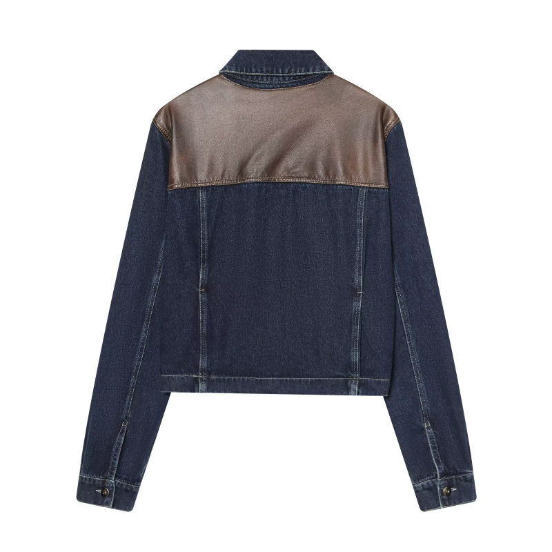 ETJ Women's Denim Jacket & Jea - Patchwork Jean Jacket reseña y precio