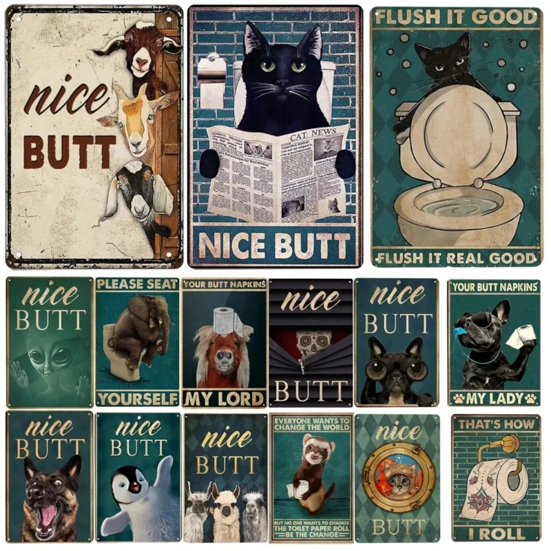 Metal Tin Sign Poster Nice But - Vintage Fashion Plates reseña y precio