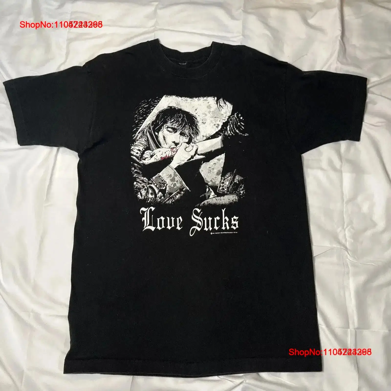 Vintage 90s Love Sucks Vampire - Vintage Fashion Victim reseña y precio