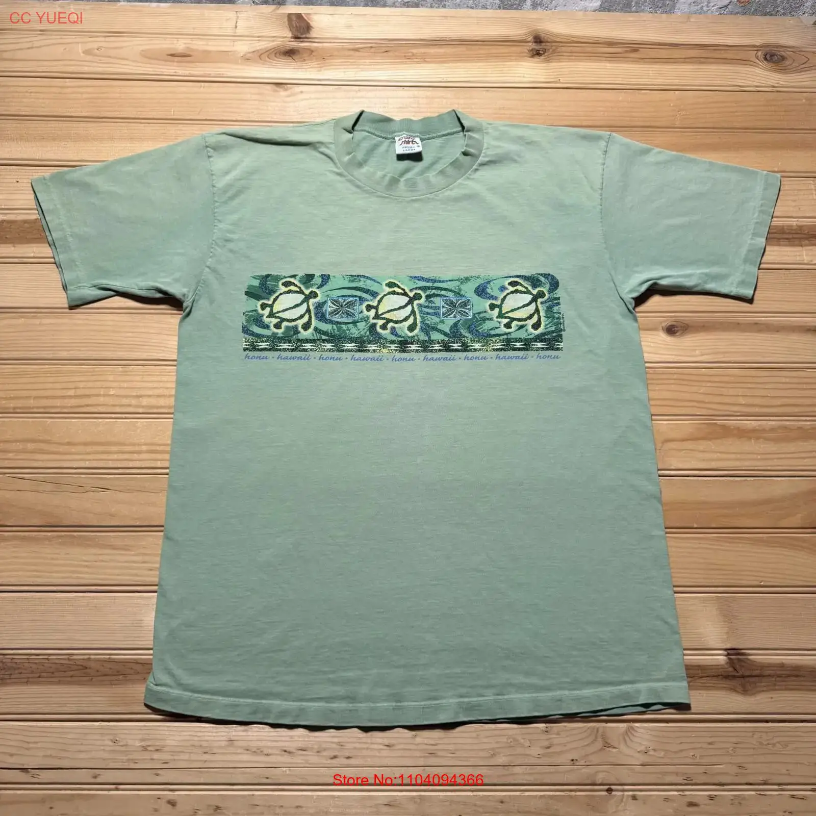 Vintage 90s Hawaii Honu Sea Tu - Turtleneck Knit 90S reseña y precio