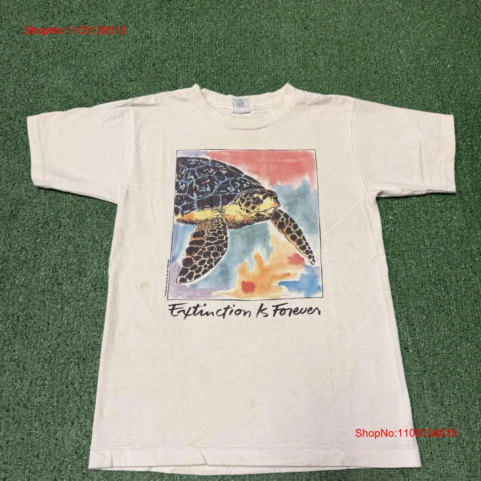 Vintage 90s Extinction Is Fore - Turtleneck Knit 90S reseña y precio