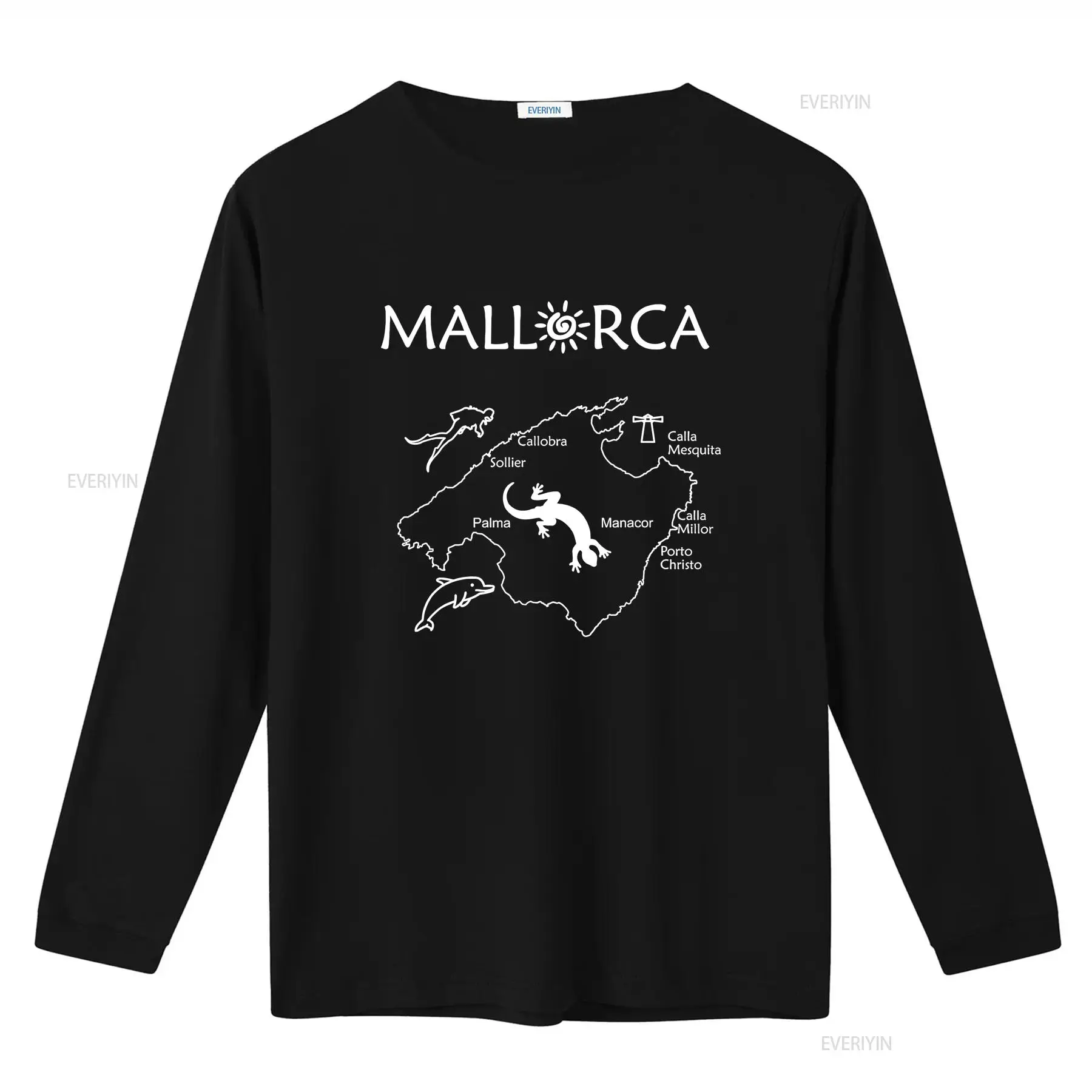 Mallorca Map T Shirt Your trav - Vintage Fashion Guide reseña y precio
