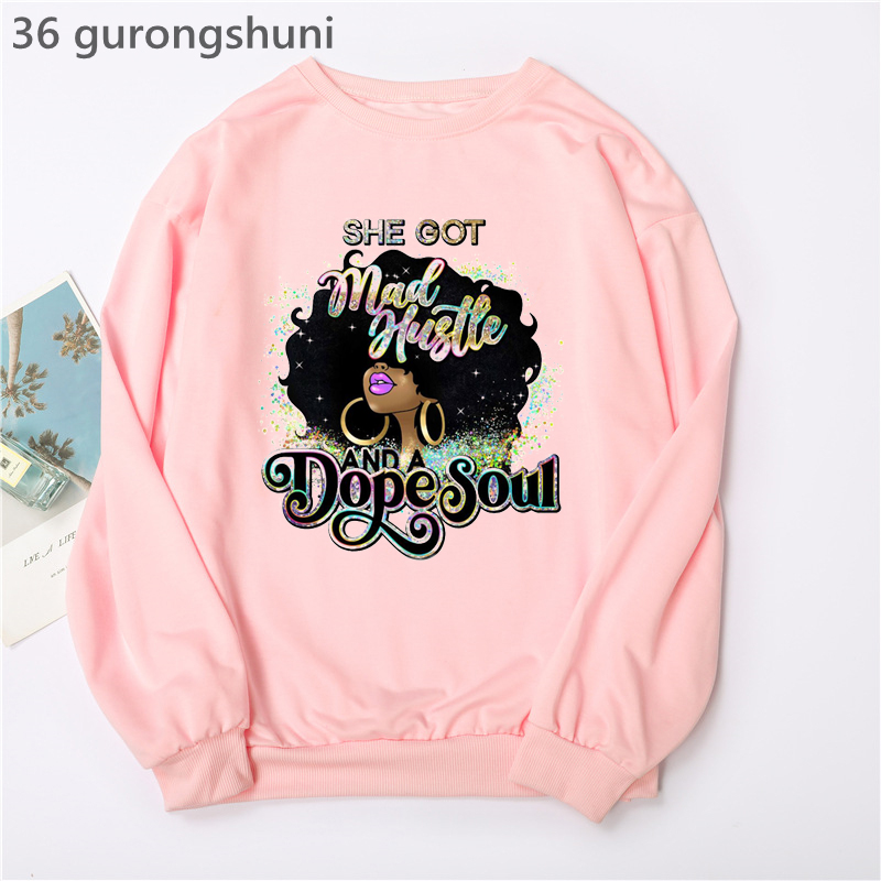 Watercolor Black Girl Magic Ho - Turtleneck Knit 90S reseña y precio