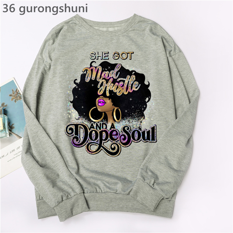 Watercolor Black Girl Magic Ho - Turtleneck Knit 90S reseña y precio