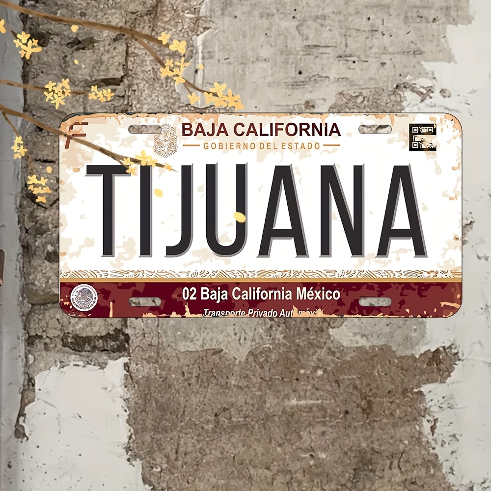 Vintage Mexican License Plate  - Vintage Fashion Plates reseña y precio