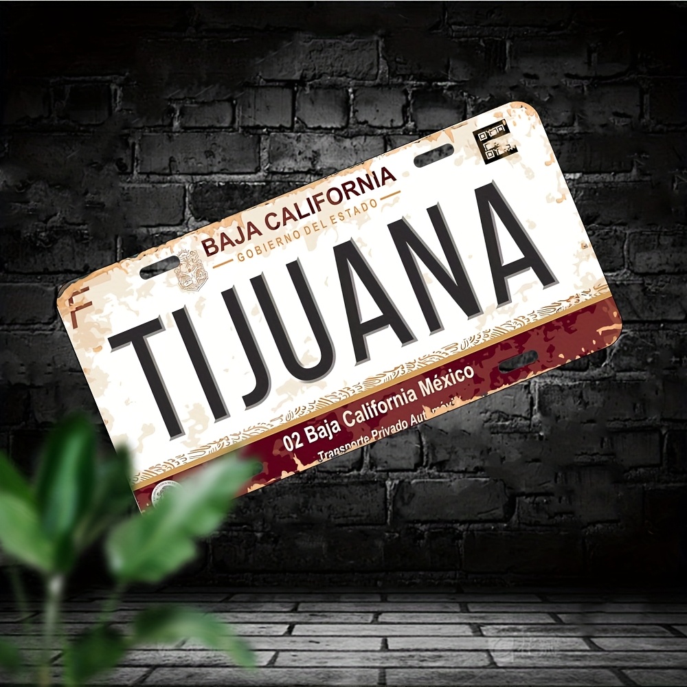 Vintage Mexican License Plate  - Vintage Fashion Plates reseña y precio