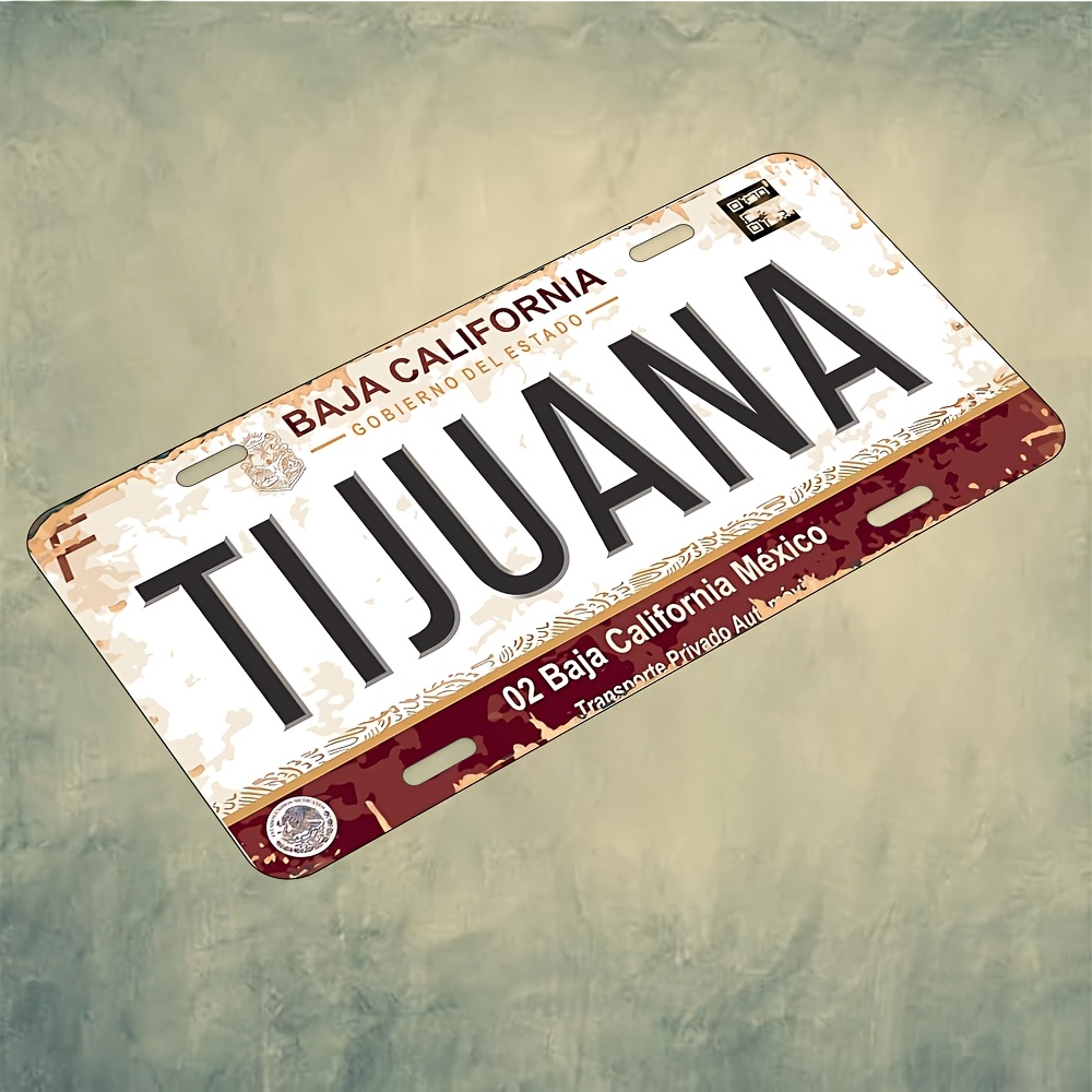Vintage Mexican License Plate  - Vintage Fashion Plates reseña y precio