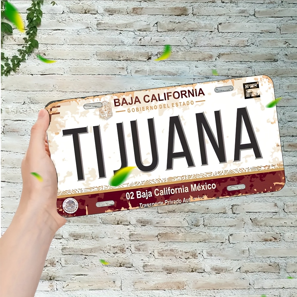 Vintage Mexican License Plate  - Vintage Fashion Plates reseña y precio
