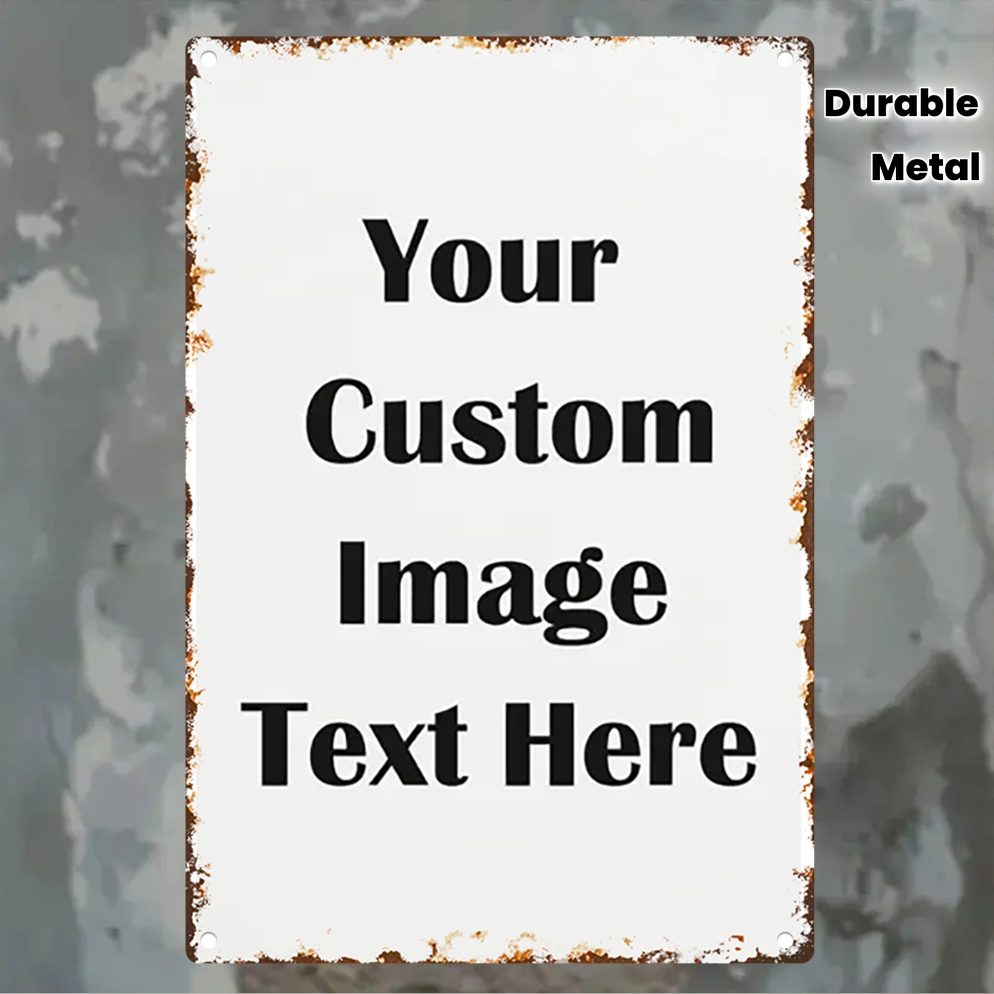 Custom Image/Text Metal Tin Si - Vintage Fashion Plates reseña y precio