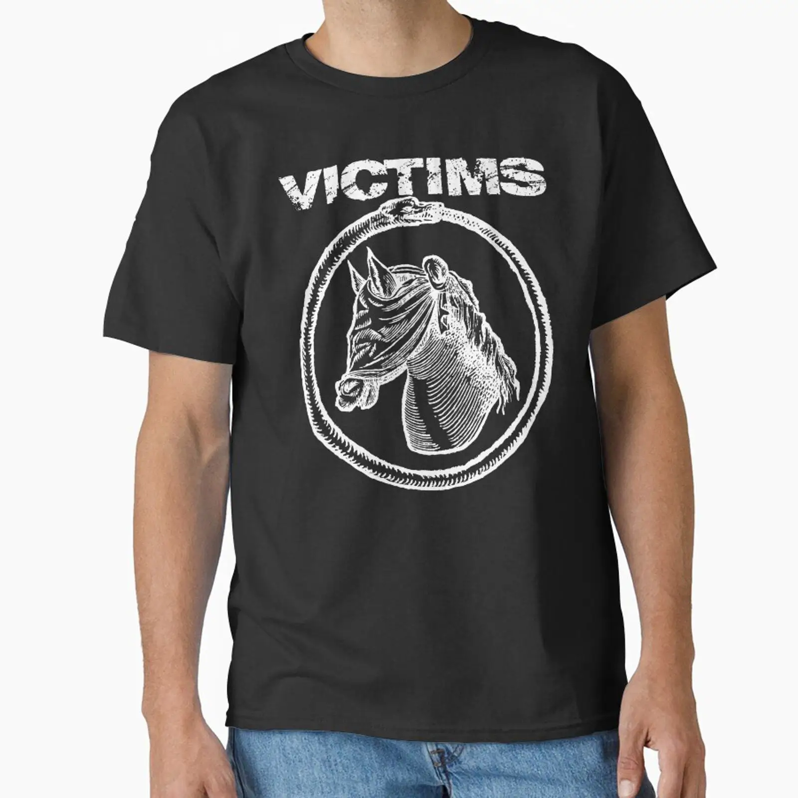 VICTIMS HORSE Classic T Shirt  - Vintage Fashion Victim reseña y precio