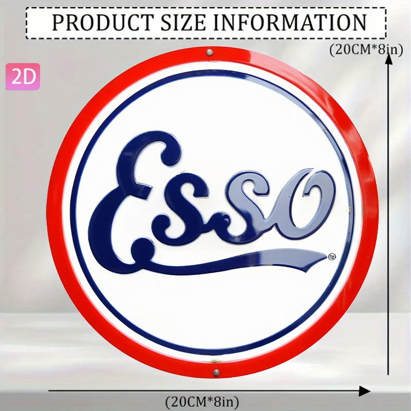 2D Flat, Vintage Esso Pump Sig - Vintage Fashion Plates reseña y precio